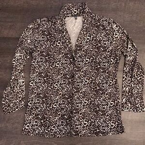 Tart intimates leopard print pajama top